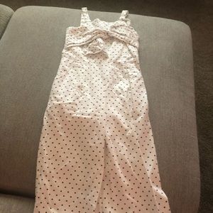 BeBe Girls Size Small Polka Dot Romper